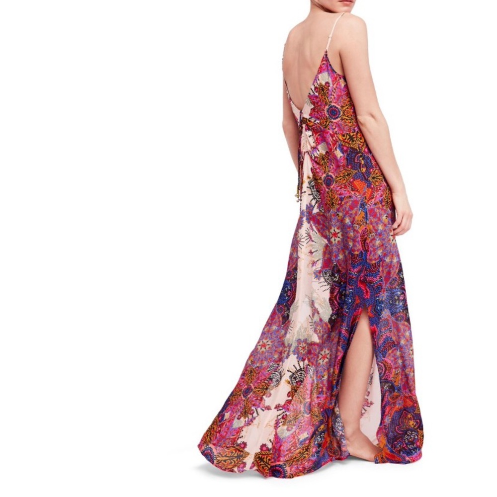 NWT Free People Wildflower Maxi Slip Dress - Picture 2 of 16